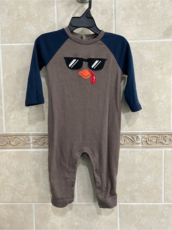 Way To Celebrate Other - Way to Celebrate Turkey Romper Thanksgiving